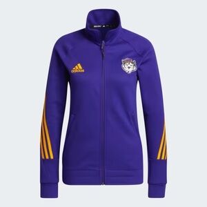 Adidas Purple HUSKIES FASHION TRACK JACKET Displaying Washington Pride NWT